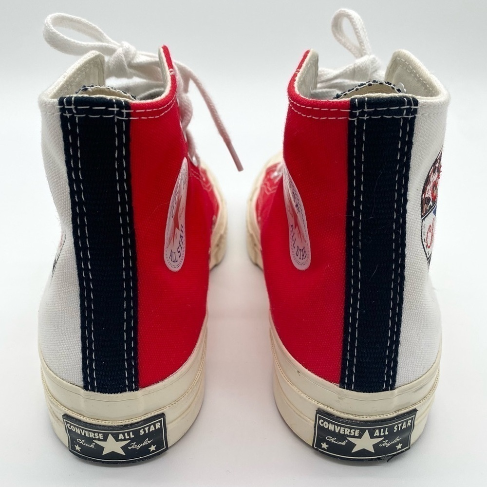 Converse Chuck Taylor All Star 70 Hi Top Logo Play Red/ White Sz 6 (Men) 8 (Wom) - Picture 7 of 9